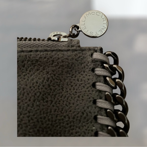 Stella McCartney Gray Suede Cardholder/Wallet NWOT No Callouts Retail $695 - Picture 4 of 4